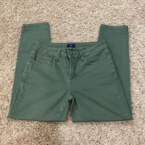 NYDJ olive ankle jean